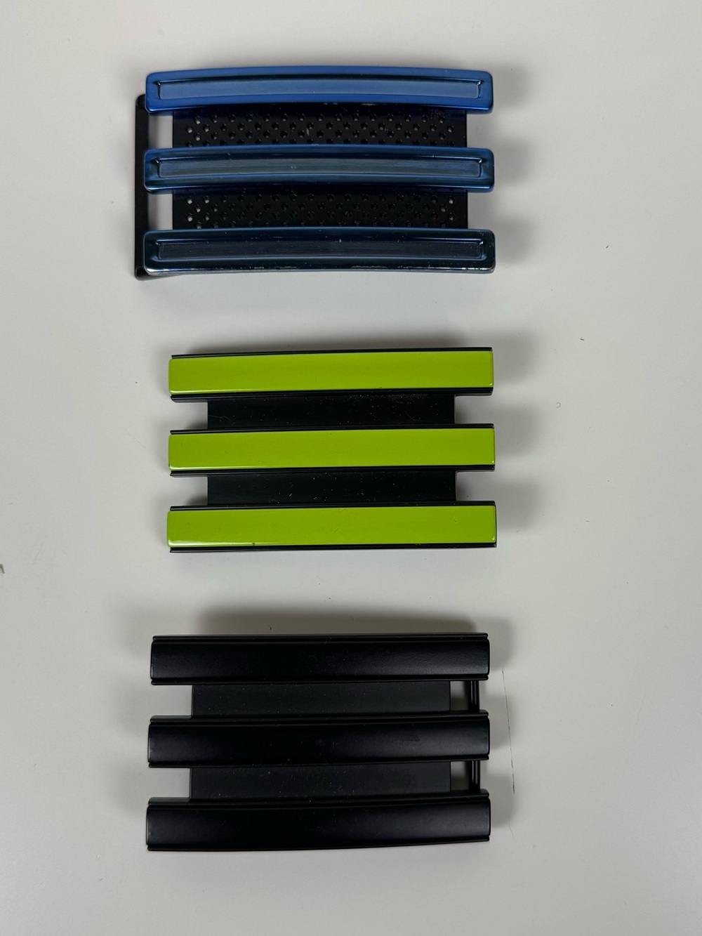 Lot of 3 Vintage 3 Stripes Adidas Belt Buckles